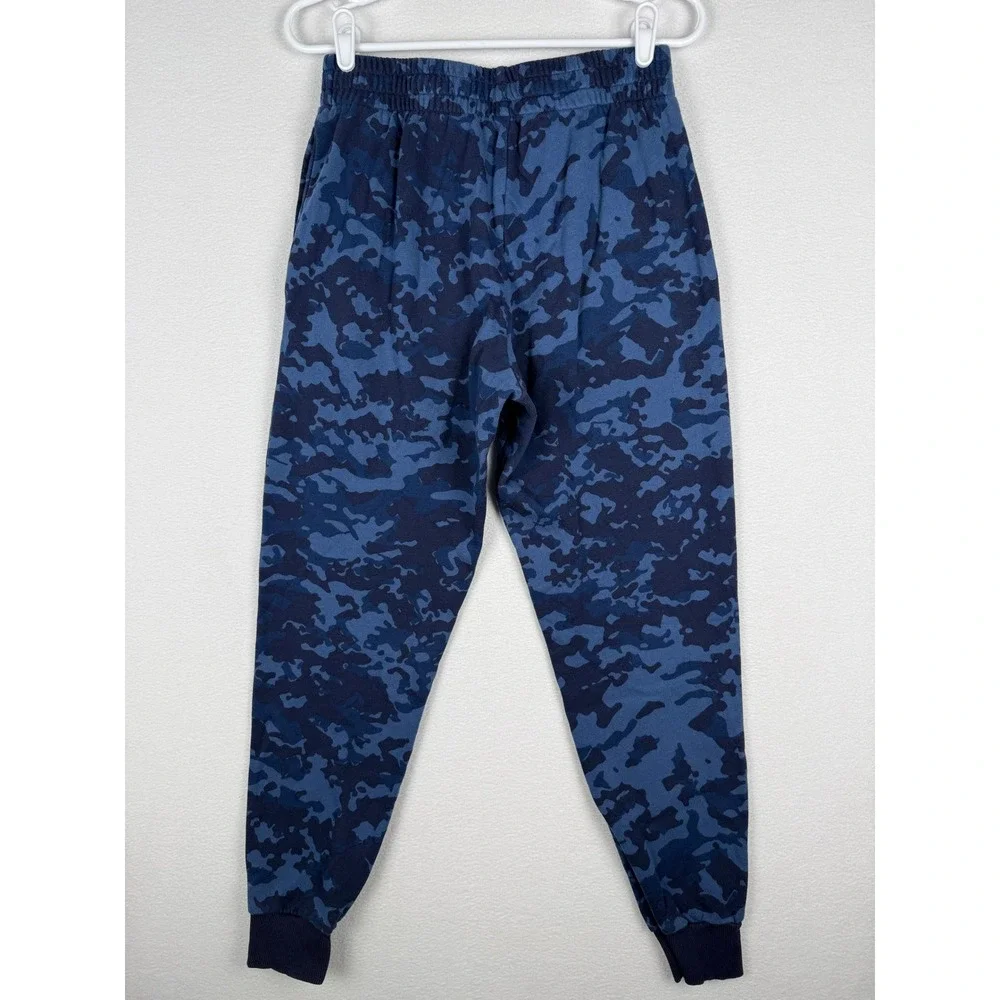 Under Armour Mens M Rival Fleece Camo Joggers Blue Navy Camouflage Pants 1382293